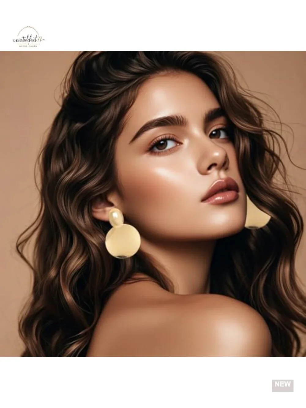 8 Pairs Gold Dangle Earrings Set, Geometric Drop Earrings for Women, Trendy